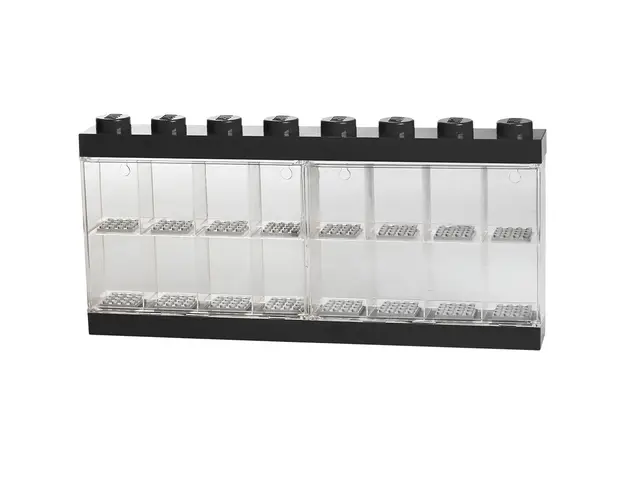 ROOM COPENHAGEN A/S Display-Box für LEGO®-Minifiguren - 16 Fächer - Schwarz