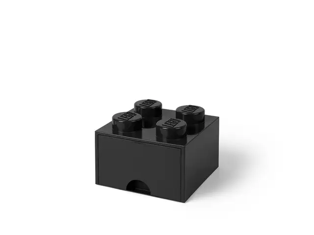 ROOM COPENHAGEN A/S LEGO® Brick Drawer - 4 Knob - Black