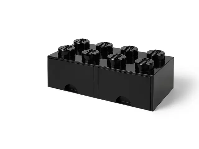 ROOM COPENHAGEN A/S LEGO® Brick Drawer - 8 Noppen - Schwarz