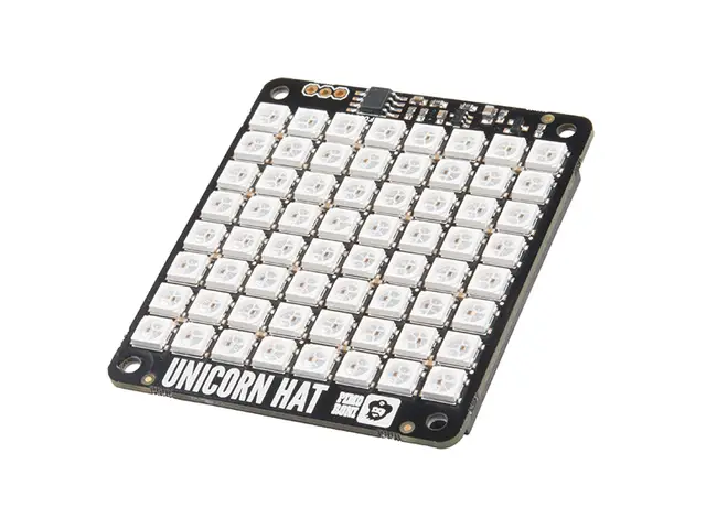 PIMORONI LTD Pimoroni Unicorn HAT - 8x8 RGB-LED-Shield für Rasberry Pi (A+/B+/2)