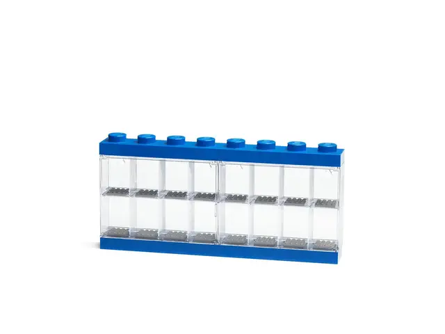 ROOM COPENHAGEN A/S Display-Box für LEGO®-Minifiguren - 16 Fächer - Blau