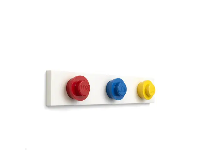 ROOM COPENHAGEN A/S LEGO® Wall Hanger Rack - Red / Blue / Yellow