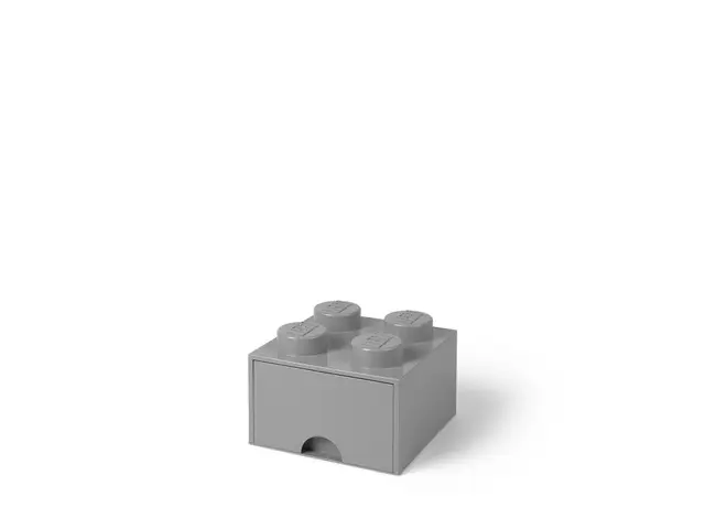 ROOM COPENHAGEN A/S LEGO® Brick Drawer - 4 Noppen - Steingrau