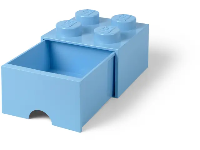 ROOM COPENHAGEN A/S LEGO® Brick Drawer - 4 Noppen - Hellblau