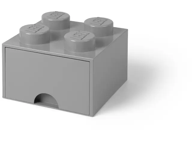 ROOM COPENHAGEN A/S LEGO® Brick Drawer - 4 Noppen - Grau