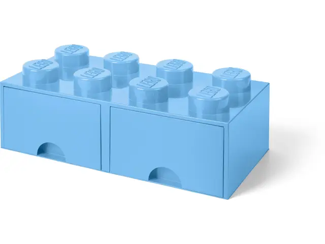 ROOM COPENHAGEN A/S LEGO® Brick Drawer - 8 Noppen - Hellblau
