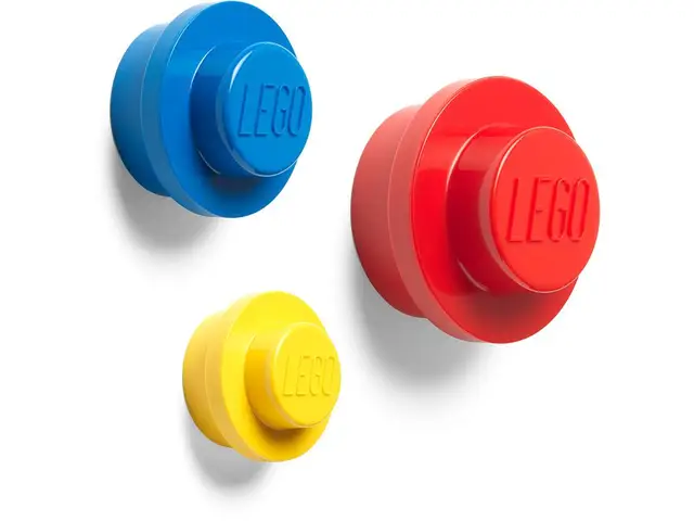 ROOM COPENHAGEN A/S LEGO® Wandhalter Gelb / Blau / Rot