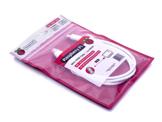 RASPBERRY PI FOUNDATION 1m Mini-HDMI to Standard HDMI cable, White