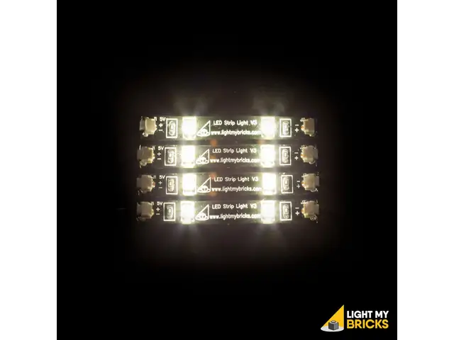 LIGHT MY BRICKS LED Strip Lights - White (4 pack)