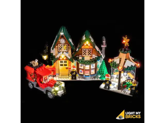 LIGHT MY BRICKS Lighting Kit compatible with LEGO Winter Village Post Office (10222)