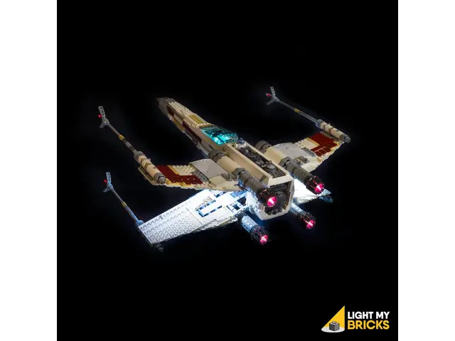 LIGHT MY BRICKS Beleuchtungssets kompatibel mit LEGO® Star Wars™ UCS Red Five X-Wing Starfighter (10240) EOL