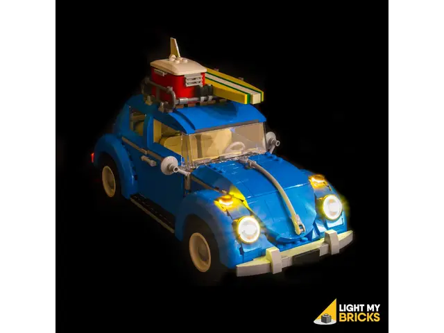 LIGHT MY BRICKS Beleuchtungssets kompatibel mit LEGO® VW Käfer (10252) EOL