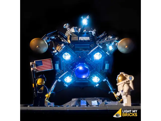 LIGHT MY BRICKS Lighting Kit compatible with LEGO® NASA Apollo 11 Lunar Lander (10266)
