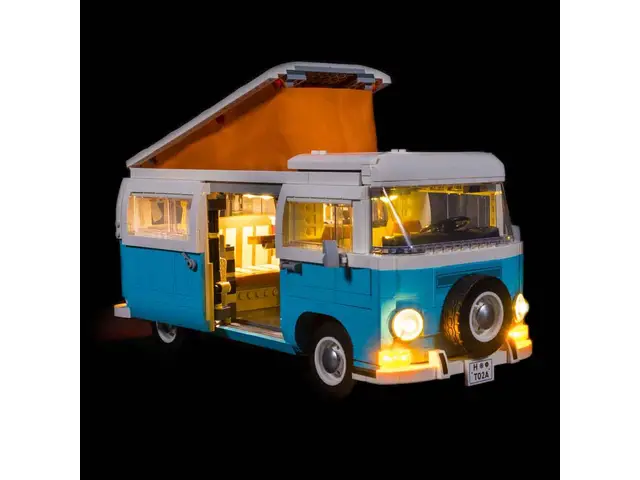 LIGHT MY BRICKS Beleuchtungssets für LEGO® Volkswagen T2 Campingbus (10279)