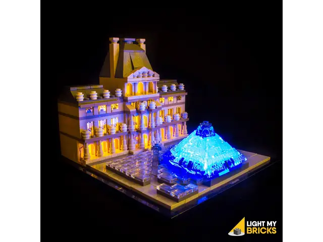 LIGHT MY BRICKS Beleuchtungssets kompatibel mit LEGO® Louvre (21024) EOL
