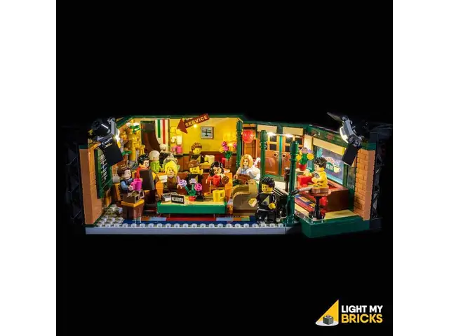 LIGHT MY BRICKS Beleuchtungssets kompatibel mit LEGO® FRIENDS „Central Perk" Café (21319)