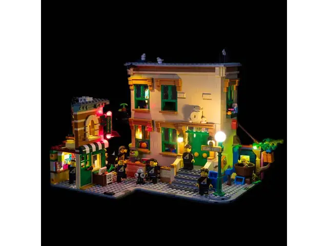 LIGHT MY BRICKS Beleuchtungssets kompatibel mit LEGO® 123 Sesame Street (21324) EOL