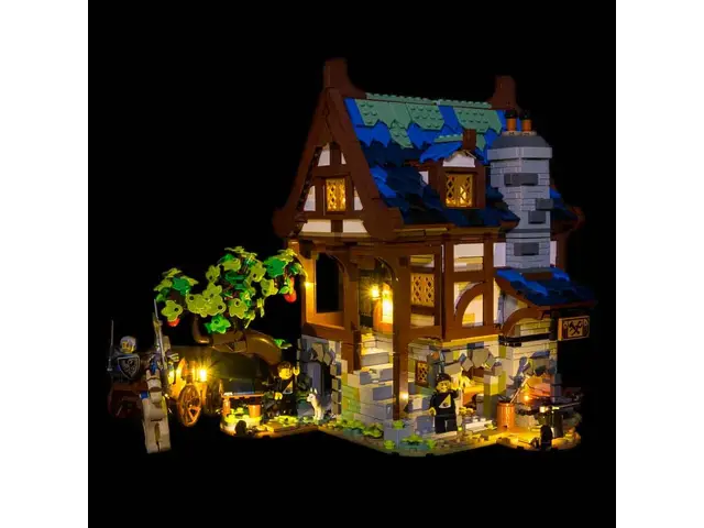 LIGHT MY BRICKS Light Kit for LEGO® Medieval Blacksmith (21325)