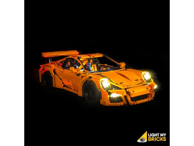LIGHT MY BRICKS Lighting Kit compatible with LEGO® Porsche 911 GT3 RS (42056)
