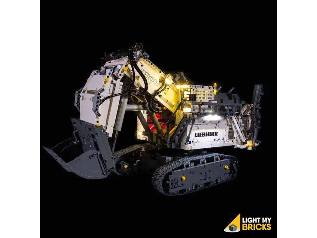 LIGHT MY BRICKS Lighting Kit compatible with LEGO® Liebherr R 9800 (42100)EOL