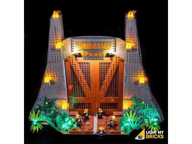 LIGHT MY BRICKS Lighting Kit compatible with LEGO® Jurassic Park: T. rex Rampage (75936) EOL
