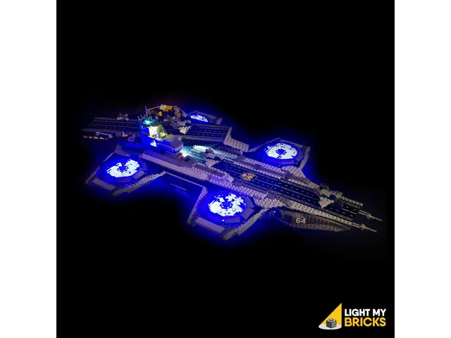 LIGHT MY BRICKS Lighting Kit compatible with LEGO® SHIELD Helicarrier (76042)