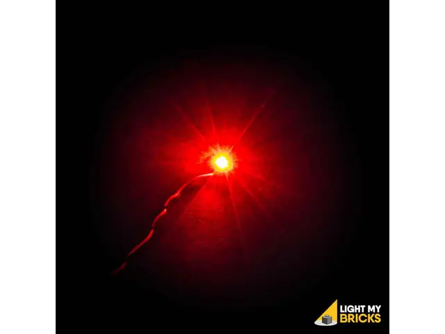 LIGHT MY BRICKS Bit Lights (Flashing Red) 30cm - (4 pack)