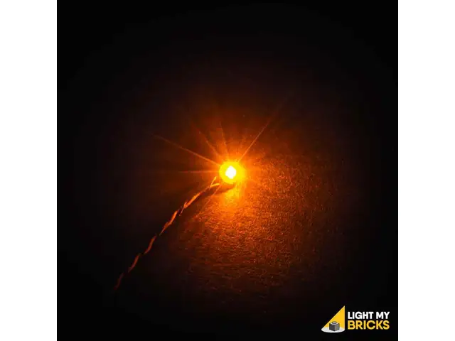 LIGHT MY BRICKS Bit Lights (Orange) 30cm - (4 pack)