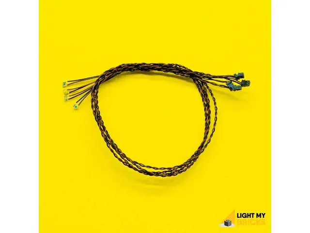LIGHT MY BRICKS Micro Bit Light (Green) 15cm (4 pack)