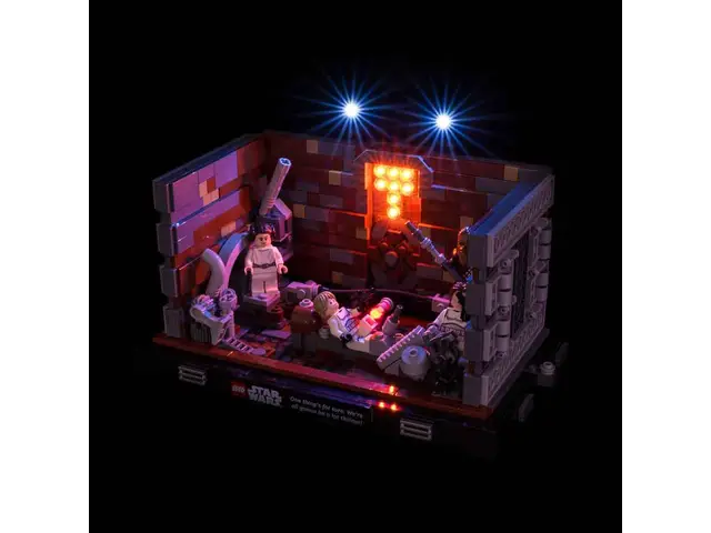 LIGHT MY BRICKS Beleuchtungssets für LEGO® Death Star™ Trash Compactor Diorama (75339)