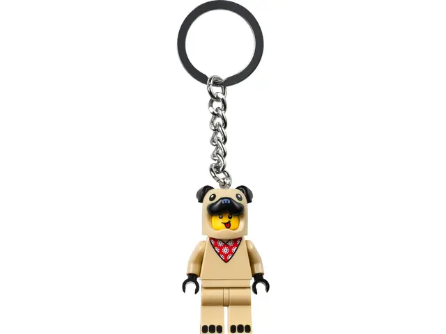 LEGO® Schlüsselanhänger - Bulldoggen-Mann