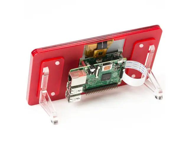 PIMORONI LTD Pimoroni Gehäuse für Raspberry Pi 7" Touchscreen - Coupé