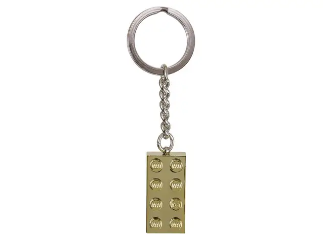 LEGO® Schlüsselanhänger Goldener Stein