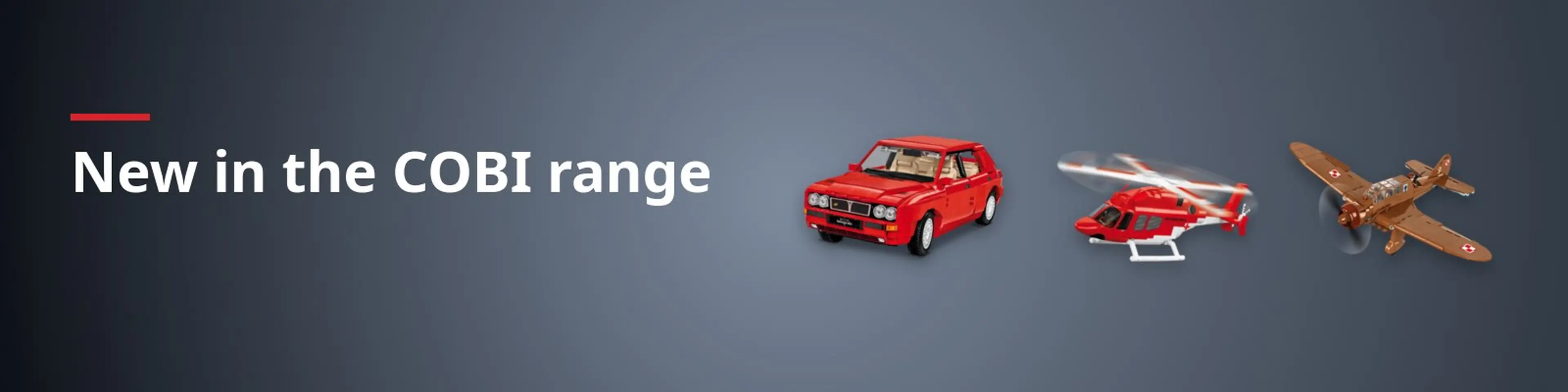 New in the COBI range