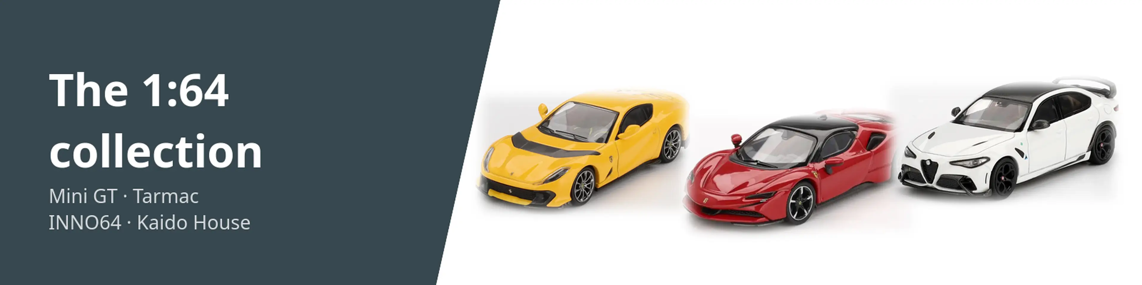 The 1:64 collection: Mini GT, Tarmac, INNO64 and Kaido House