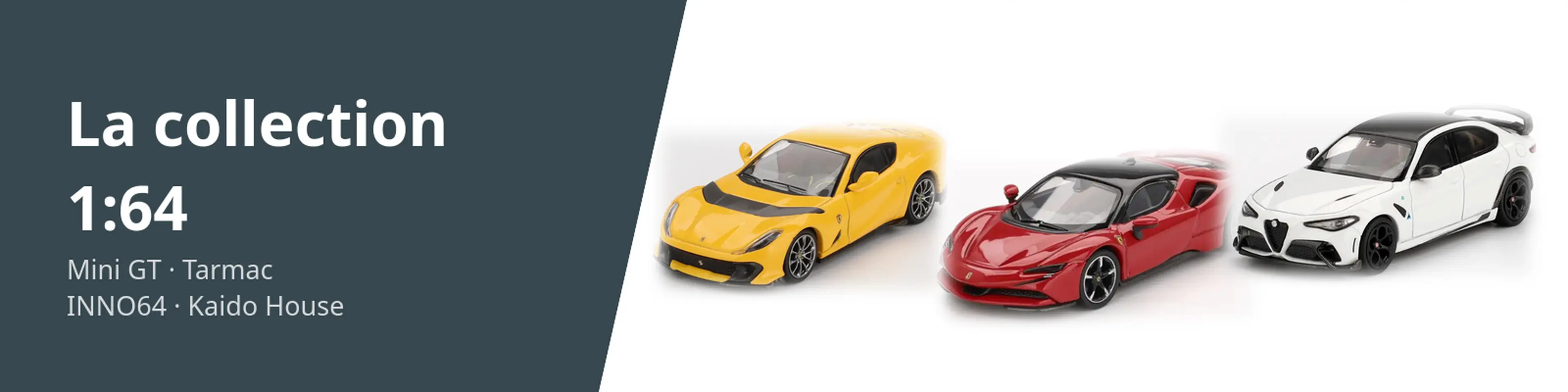 La collection 1:64 : Mini GT, Tarmac, INNO64 et Kaido House