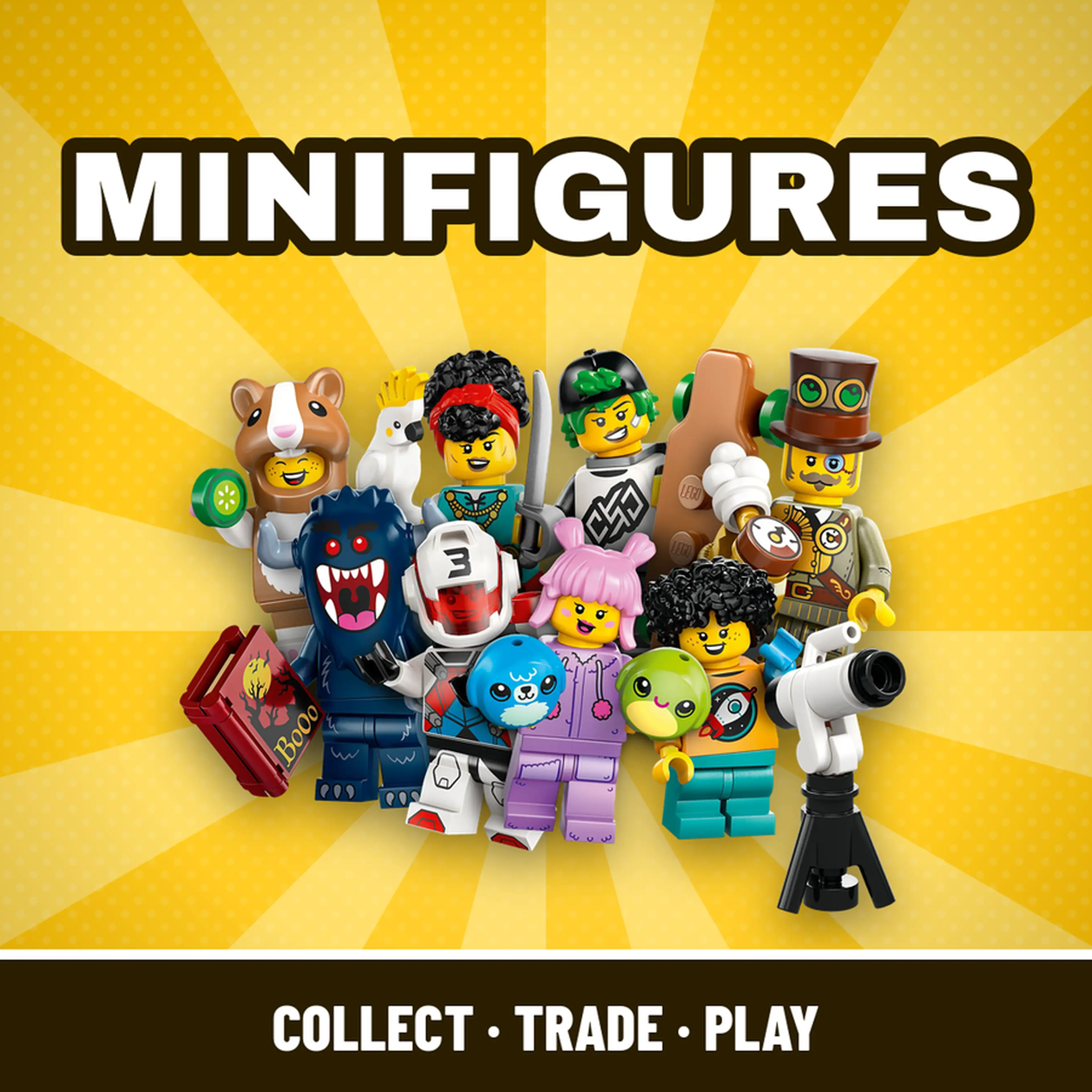 LEGO® Minifigures – collect, trade, play