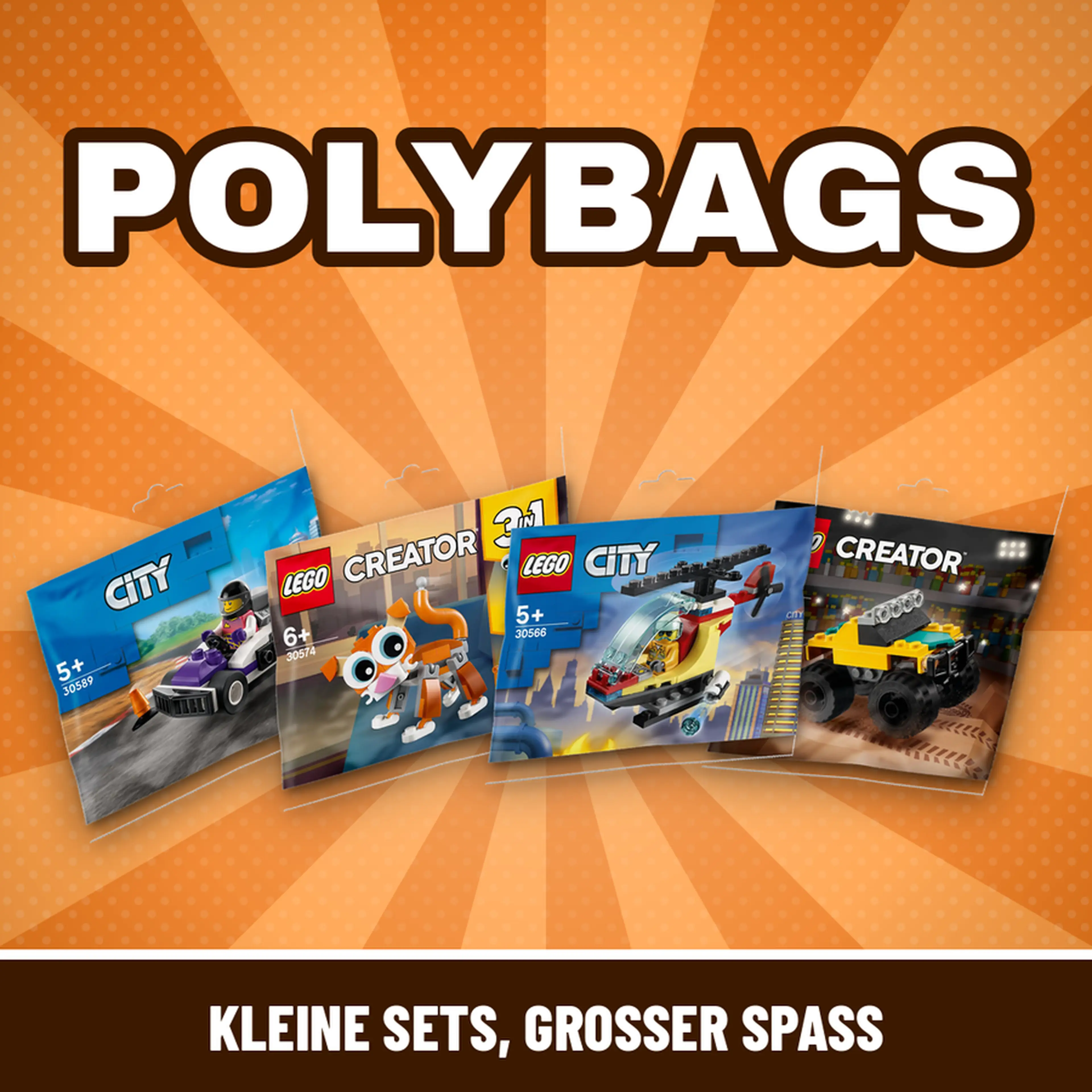 LEGO® Polybags – kleine Sets, grosser Spass