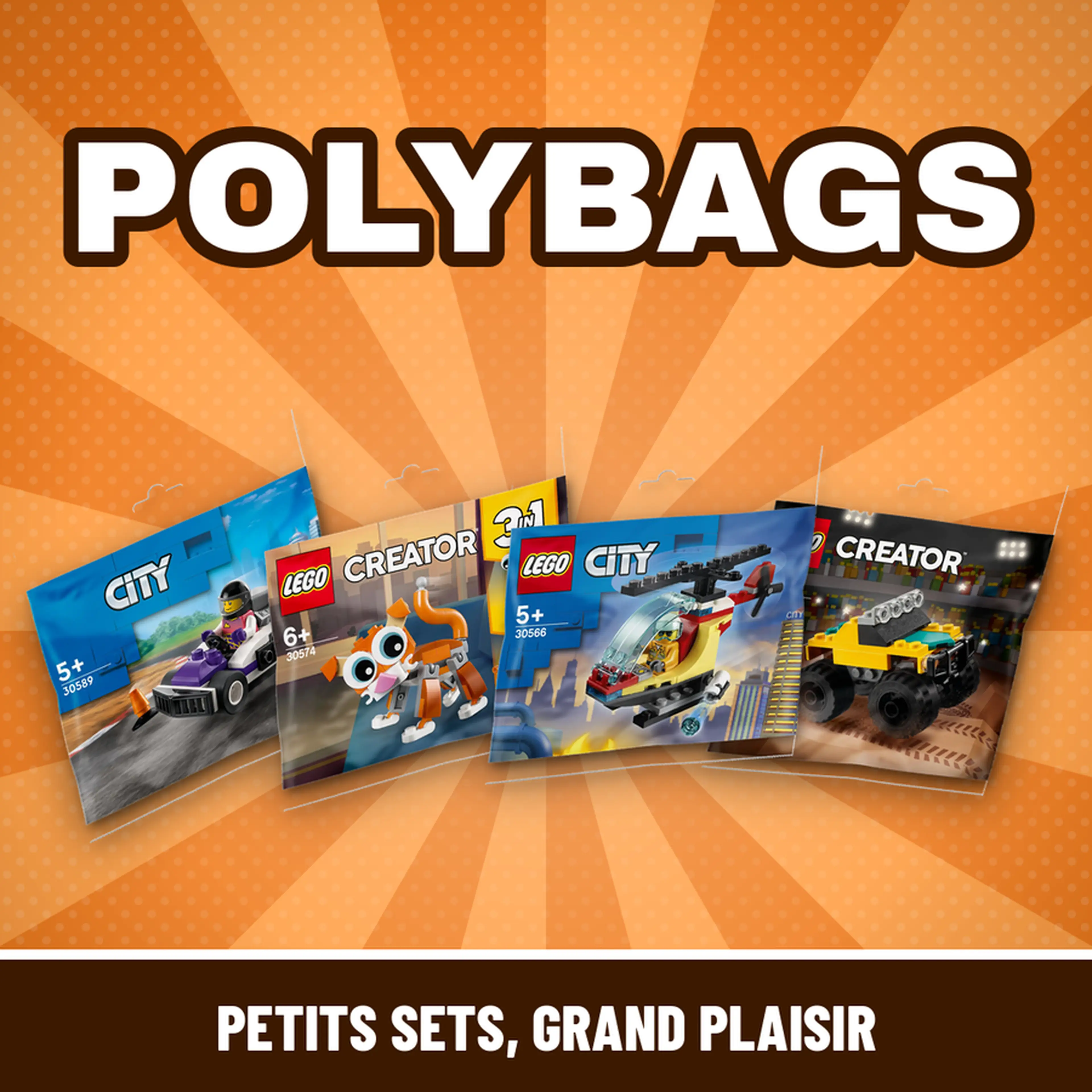 LEGO® Polybags – petits sets, grand plaisir
