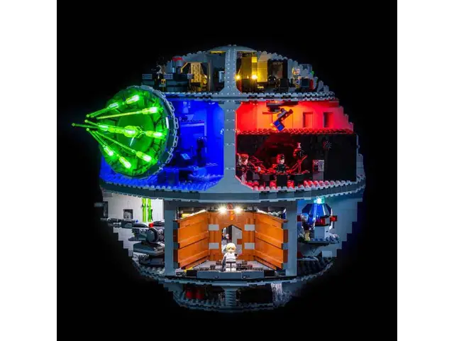 LIGHT MY BRICKS Lighting Kit compatible with LEGO® Death Star™ (75159)
