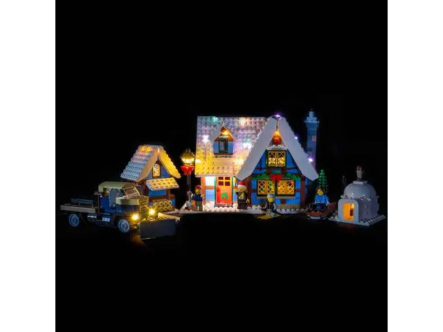 LIGHT MY BRICKS Lighting Kit compatible with LEGO® Winter Village Cottage (10229)