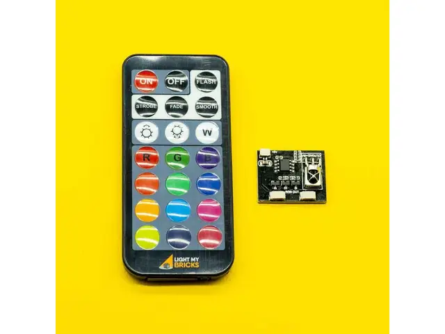 LIGHT MY BRICKS RGB IR Board and Remote Control