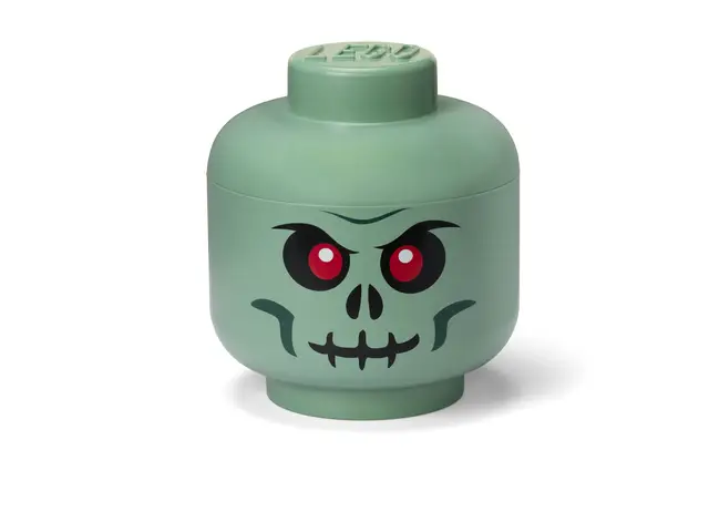 ROOM COPENHAGEN A/S Lego Storage Head Skeleton Green Large