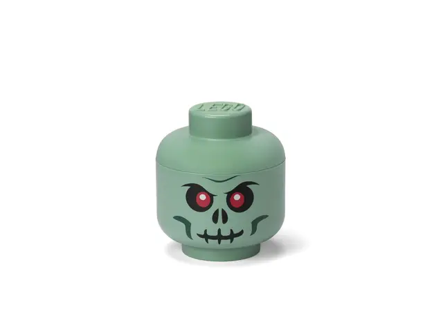 ROOM COPENHAGEN A/S Lego Storage Head Skeleton Green Small