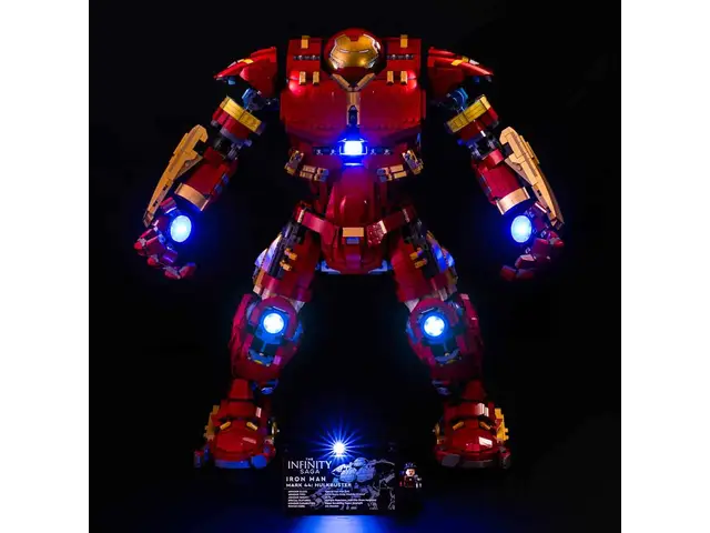LIGHT MY BRICKS Beleuchtungsset für LEGO® Hulkbuster (76210) EOL