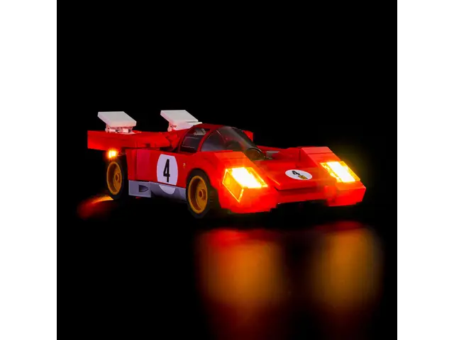 LIGHT MY BRICKS Beleuchtungsset für LEGO® 1970 Ferrari 512 M (76906)