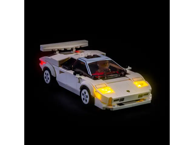 LIGHT MY BRICKS Beleuchtungsset für LEGO® Lamborghini Countach (76908)