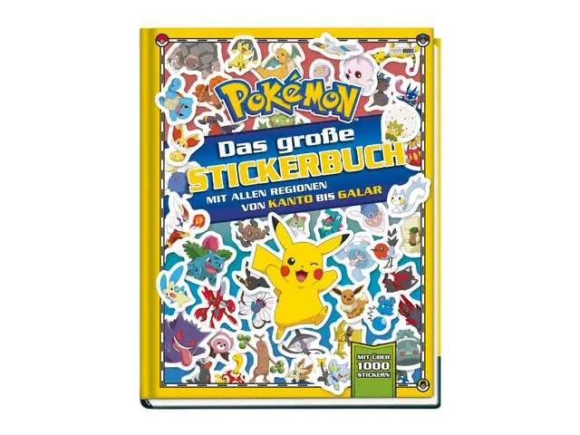 POKÉMON Pokémon: Das große Stickerbuch mit allen Regionen