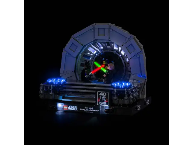 LIGHT MY BRICKS Lightning Kit for LEGO® Star Wars Emperor's Throne Room Diorama (75352) EOL