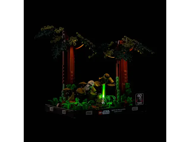 LIGHT MY BRICKS Lightning Kit for LEGO® Star Wars Endor Speeder Chase Diorama (75353)